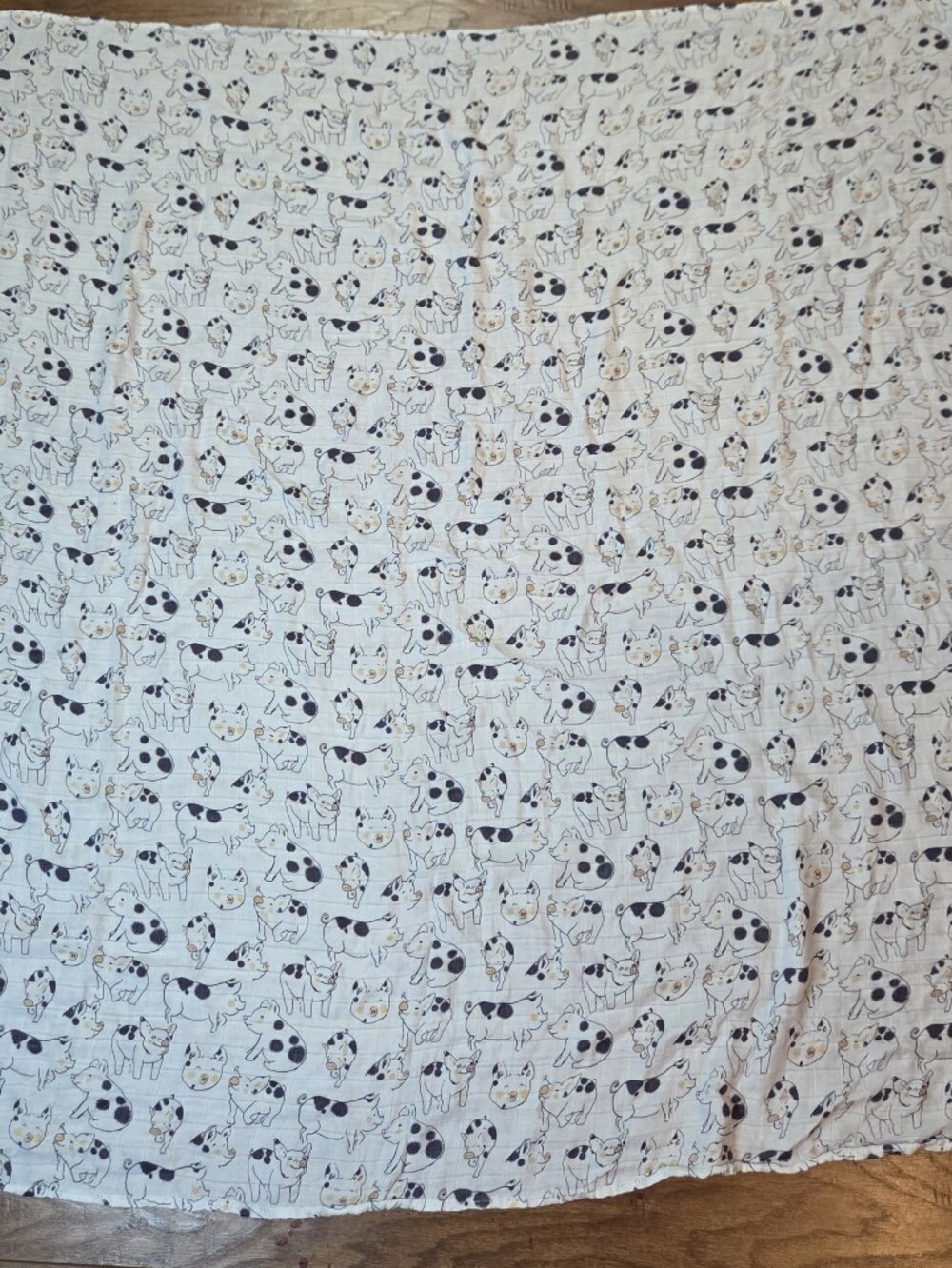 HGHG Ultra Soft Bamboo Muslin Swaddle Blankets Receiving Blanket 47"x 47"